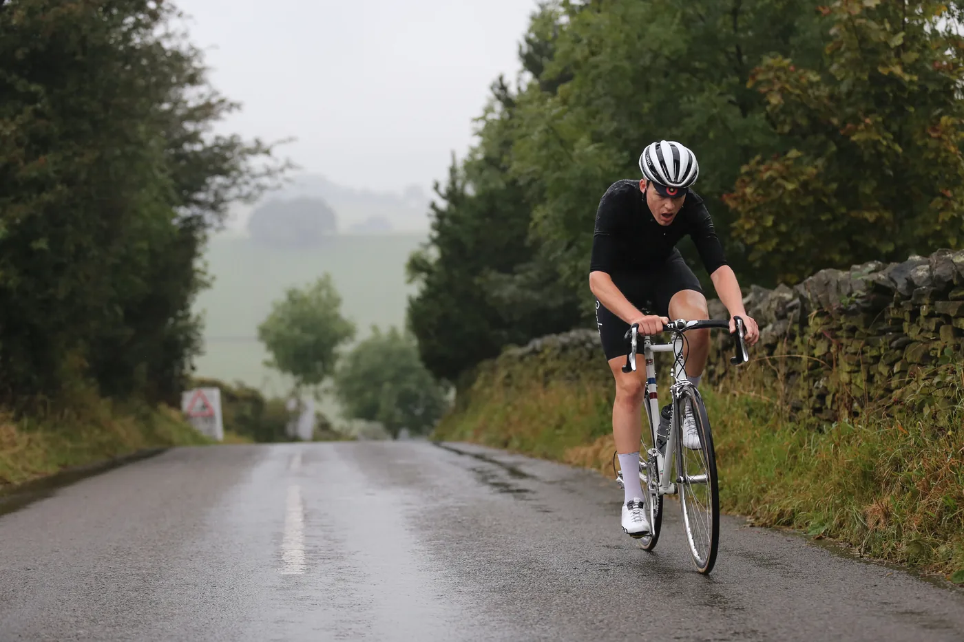 Riding Manchester to London in the wet