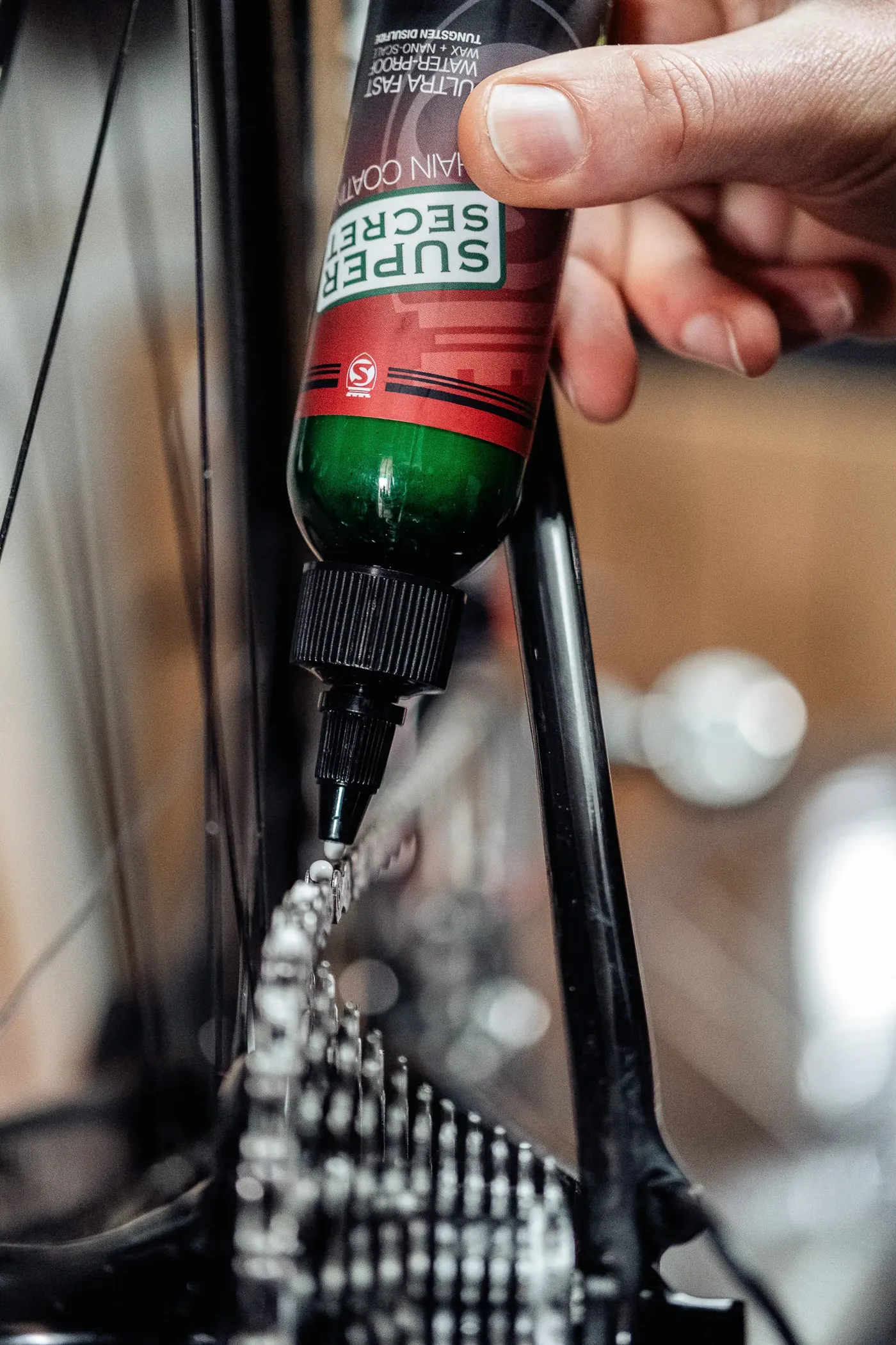 Detail of bike and wheels